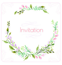 Floral Spring Invitation