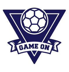 Game On Handball Triangle Badge