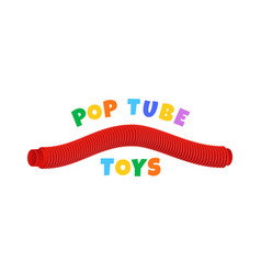 Sensory Kids Toy From Corrugated Pipe Label