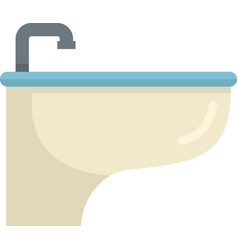 Apartment Bidet Icon Flat Isolated