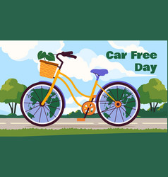 Car Free Day Poster