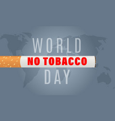 World No Tobacco Day Concept Template Poster