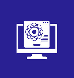 Atom Nuclear Research Icon