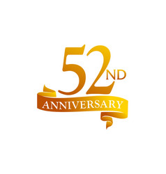 23 year ribbon anniversary Royalty Free Vector Image