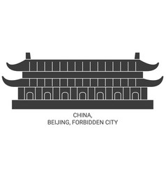 China Beijing Forbidden City Travel Landmark