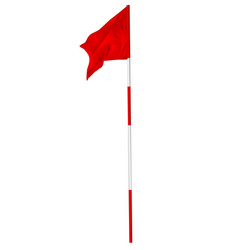 Red Golf Flag