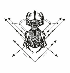 Scarab Beetle Tattoo