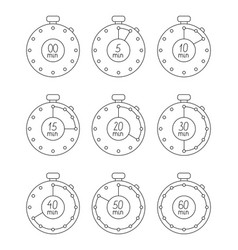 Timer Time Countdown Coloring Page Stopwatch