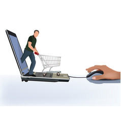 Computer Connection Ordering Grocery Delivery