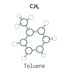 C7h8 Toluene Molecule