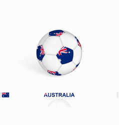 Soccer Ball With The Australia Flag Football