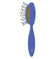 Hair Brush On A White Background