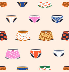 Men Underwear Seamless Pattern Panties