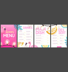 Restaurant Summer Menu Design