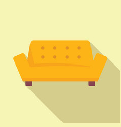 Cozy Home Sofa Icon Flat Interior House