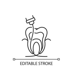 Endodontics Linear Icon