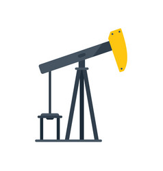 Oil Extraction Plant Icon Flat Canola