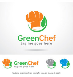 Green Chef Logo Template Design