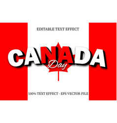 Canada Day Text Effect Modern Style