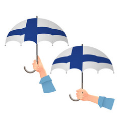 Finland Flag Umbrella