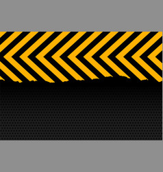 Yellow And Black Arrow Stripes Background Design