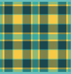 Plaid Seamless Pattern In Green Check Fabric