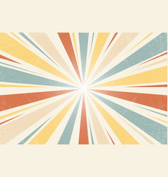 Retro Sunburst Background Rays And Stripes From