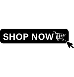 Shop Now Button With Shopping Cart Online