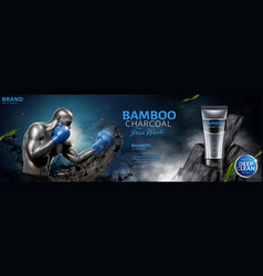 Bamboo Charcoal Face Wash Ads