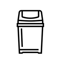 Bin Waste Sorting Line Icon