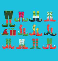 Xmas Shoes Fairytale Elf Boots And Leggings Santa