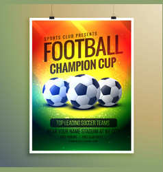 Amazing Football Background For Event Flyer And