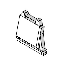 Packaging Glass Production Isometric Icon