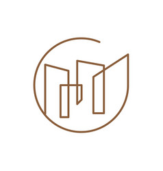 Furniture Minimalist House Modern Icon Logo Design