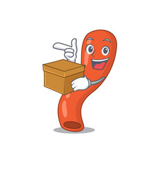 A Cheerful Appendix Cartoon Design Concept Having