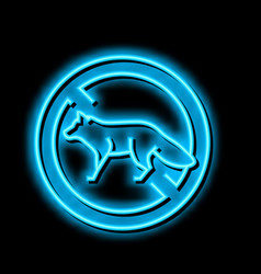 Fox Control Neon Glow Icon