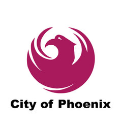 Coat Of Arms Of Phoenix City Isolated