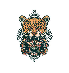 Jaguar And Skull