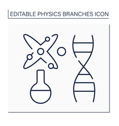 Biophysics Line Icon