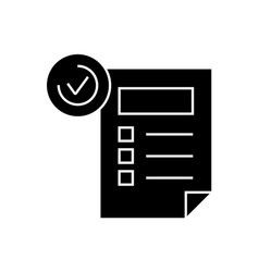 Features Sheet Black Concept Icon