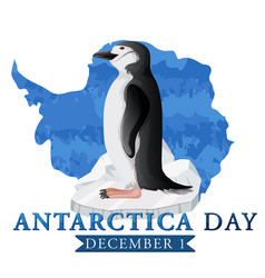 Antarctica Day Poster Template