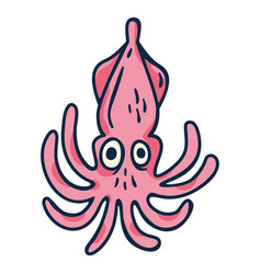 Funny Squid Cartoon