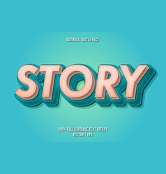 Story Editable Text Effect Retro Style