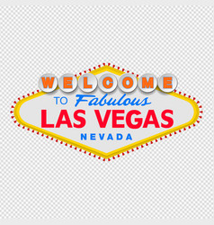 Classic Retro Welcome To Las Vegas Sign Simple