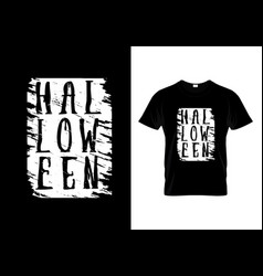 Halloween Typography T Shirt Design