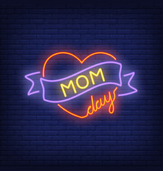 Mom Day Neon Sign