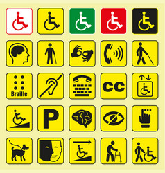 Signs For People With Disabilities In Bright