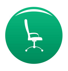 Massage Chair Icon Green