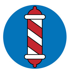 Barber Shop Sign On A White Background