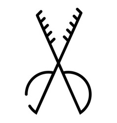 Barber Hair Scissors Icon